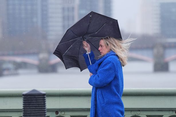 Storm Amy to bring 50mph winds to London this weekend