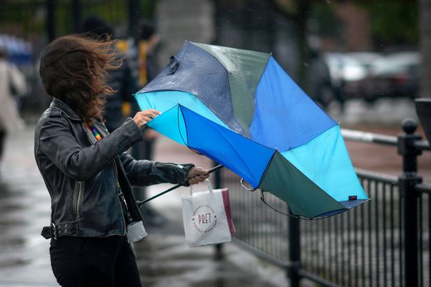 How long will Storm Amy last in London, according to The Met Office