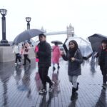 Rain and 42mph winds set to batter London as winter descends on capital