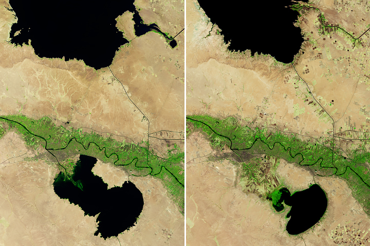 Iraq Reservoirs Plunge to Low Levels