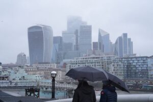 Met Office names storm as London hit with weather warning