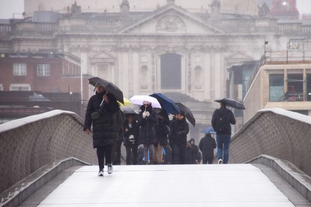 New BBC London weather forecast predicts nearly 2 weeks of rain and sleet – but there’s a silver lining
