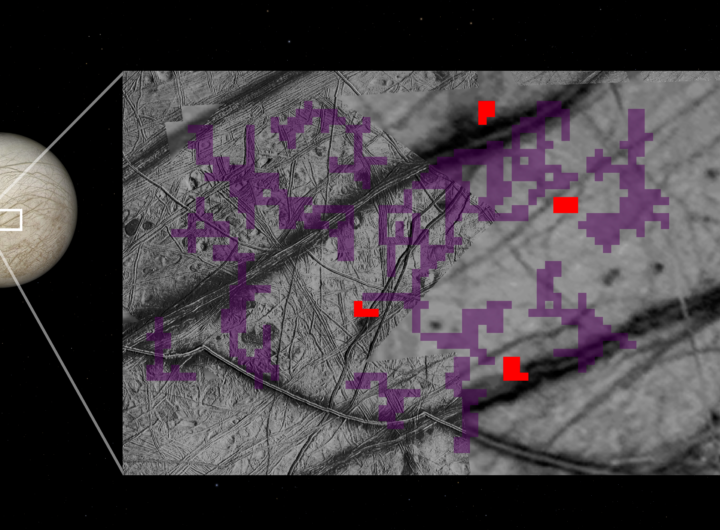 Ammonia-Bearing Compounds Discovered at Surface of Jupiter’s Moon Europa