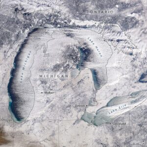 Winter Grips the Michigan Mitten