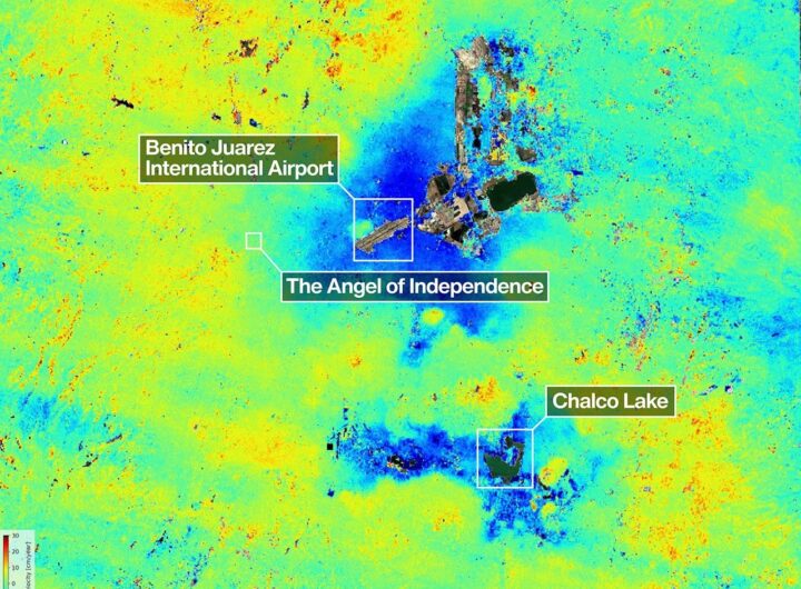US-Indian Spacecraft Captures Mexico City Subsidence
