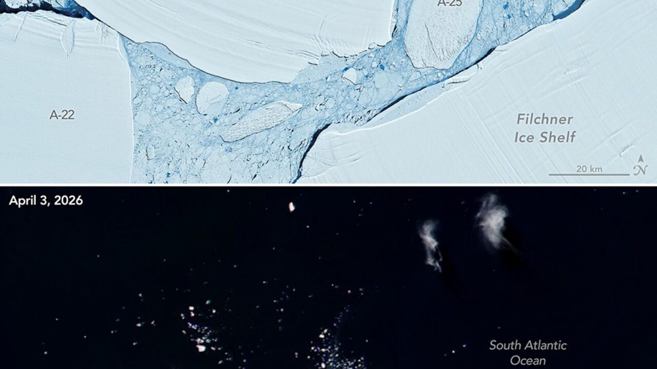 Megaberg Ends Its Long Odyssey at Sea