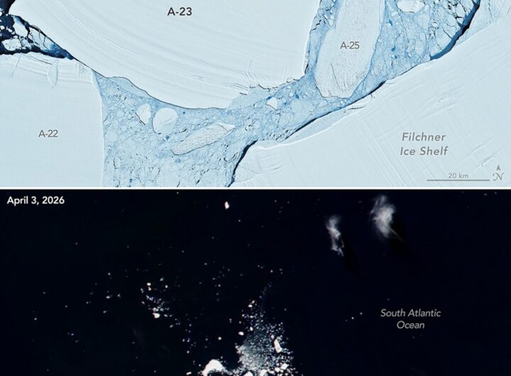 Megaberg Ends Its Long Odyssey at Sea