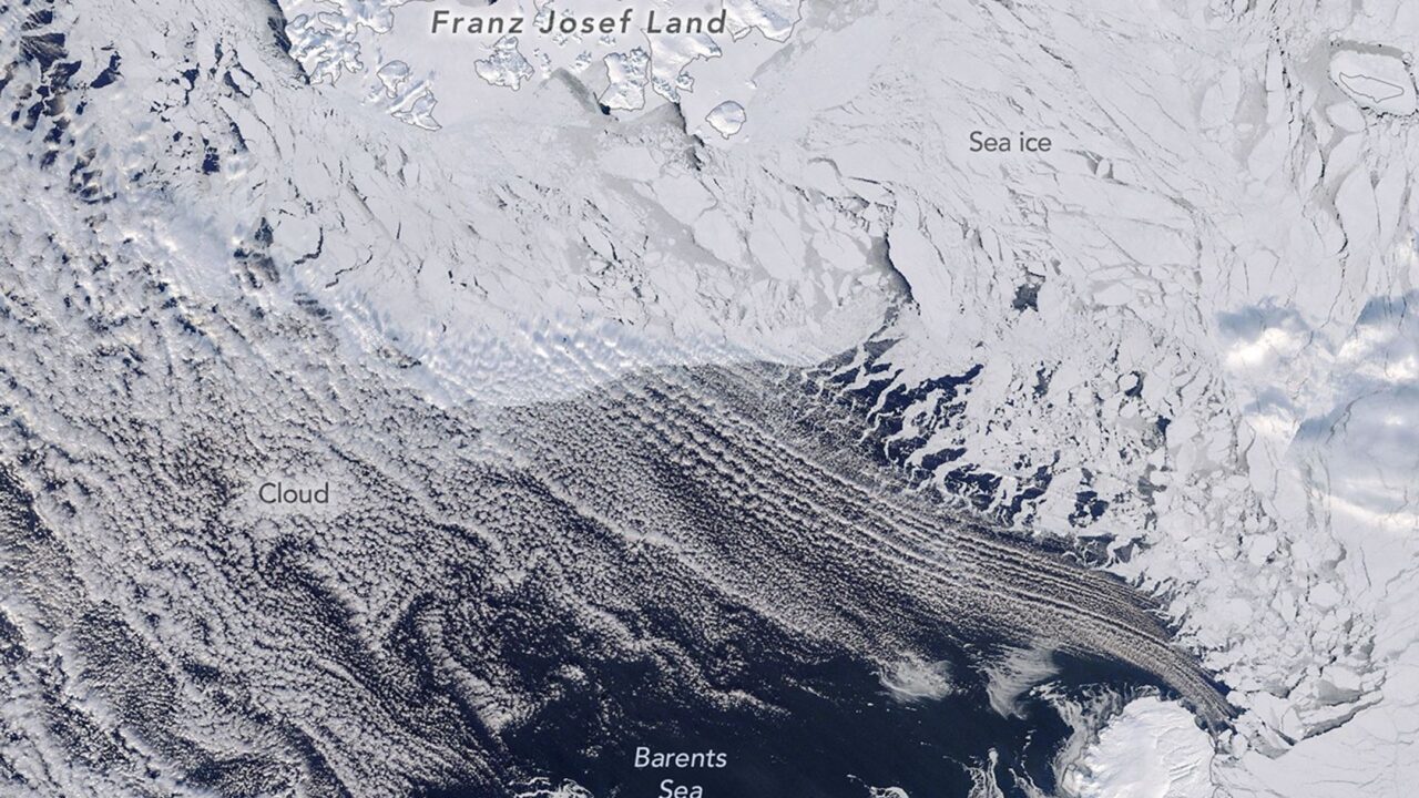 Barents Sea Tied to Low Arctic Sea Ice