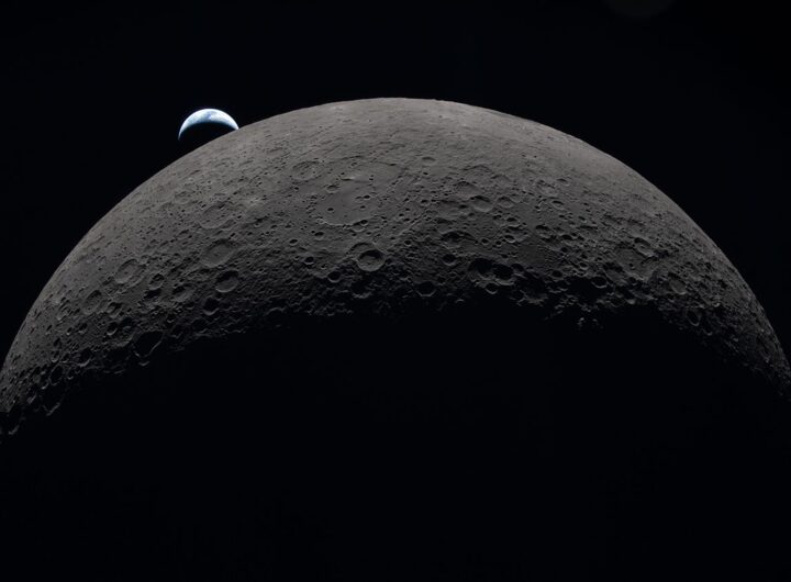 Earthset From the Lunar Far Side