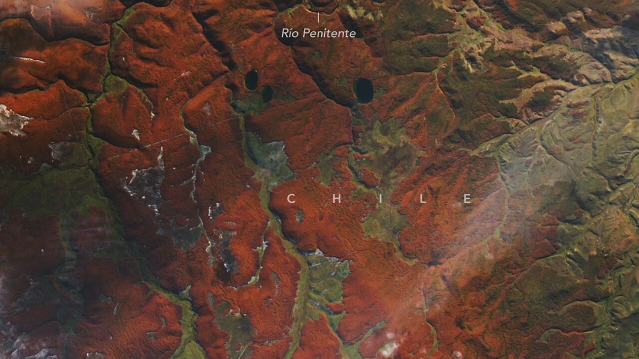 Fiery Fall Color in Southern Chile
