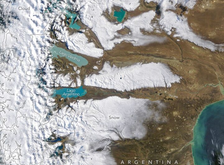 Snow in the Shadow of the Andes