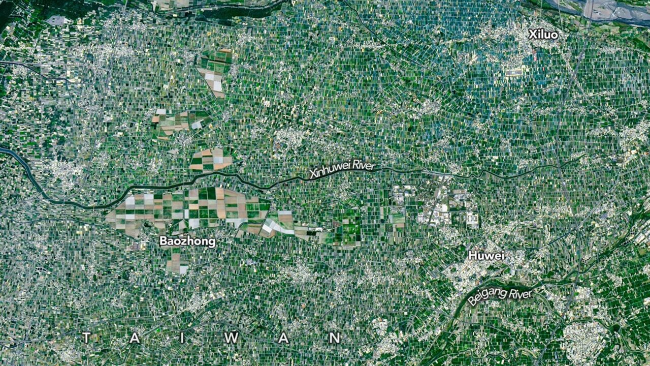 An Agricultural Mosaic in Taiwan