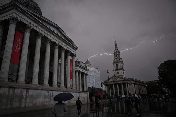 Exact dates for 2 days of thunderstorms and 10 days of rain as good weather comes to end