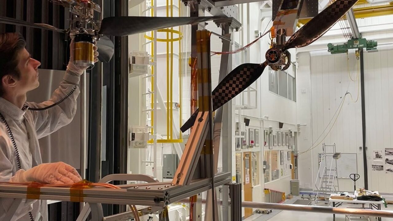 NASA’s Next-Gen Mars Helicopter Rotors Are Moving Fast