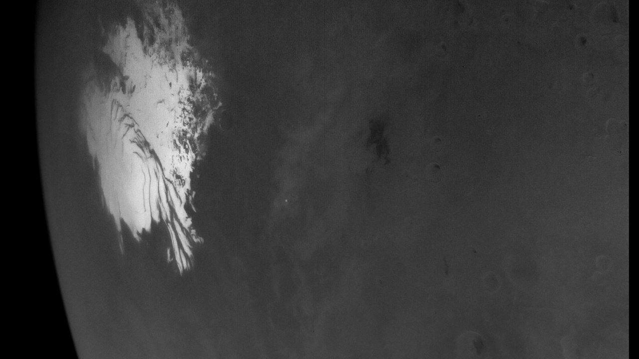 Psyche’s High-Resolution View of Mars’ South Pole