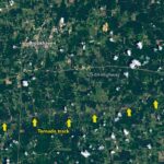 Tornado Draws a Jagged Line in Mississippi