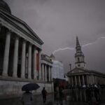 London thunderstorms wake households as ‘biblical’ rain causes flash flooding with Tube station shut