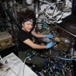 Astronaut Jessica Meir Assists With Hardware Updates for NASA’s Cold Atom Lab