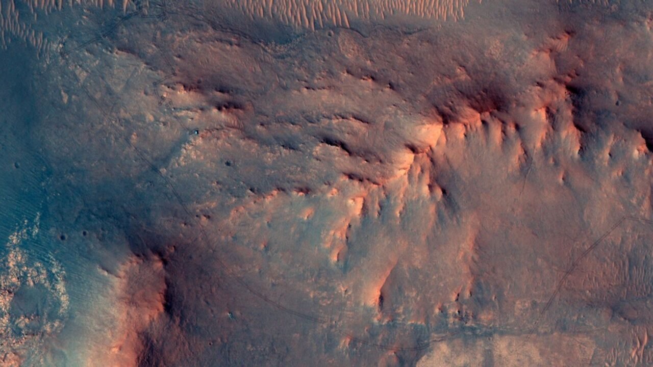 NASA’s HiRISE Captures Perseverance Marking a Milestone on Mars