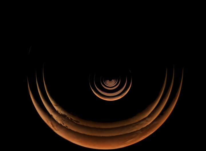 The Growing Crescent of Mars as NASA’s Psyche Mission Approaches