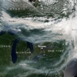 Ontario Wildfire Smoke Moves East