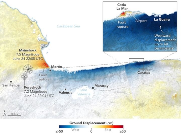 Where Venezuela’s Earthquakes Shifted the Ground